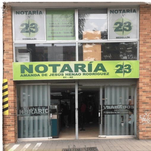 Notaria Veintitrés (23) de Medellín