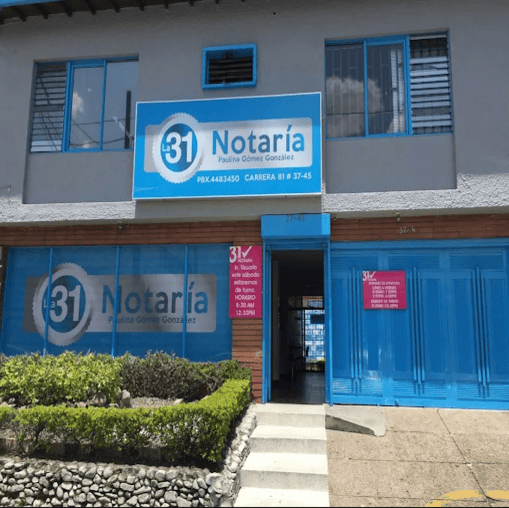 Notaria Treinta y uno (31) de Medellín