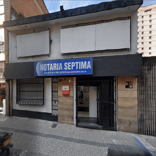 Notaria Séptima (7) de Medellín